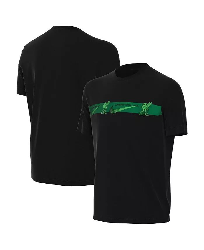 

Футболка Big Boys and Girls Black Liverpool Repeat Nike