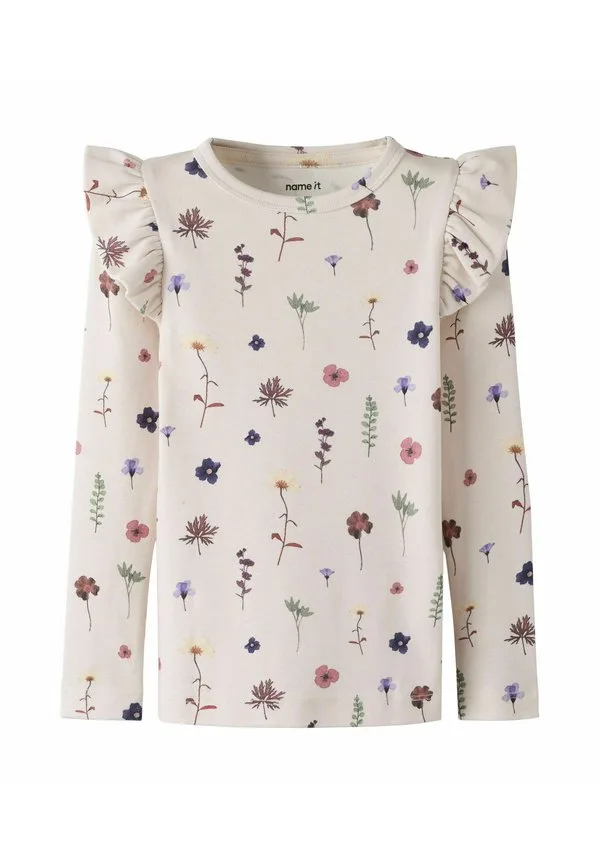 Облегающий топ oberteil с длинными рукавами Name It, Lilac Ash