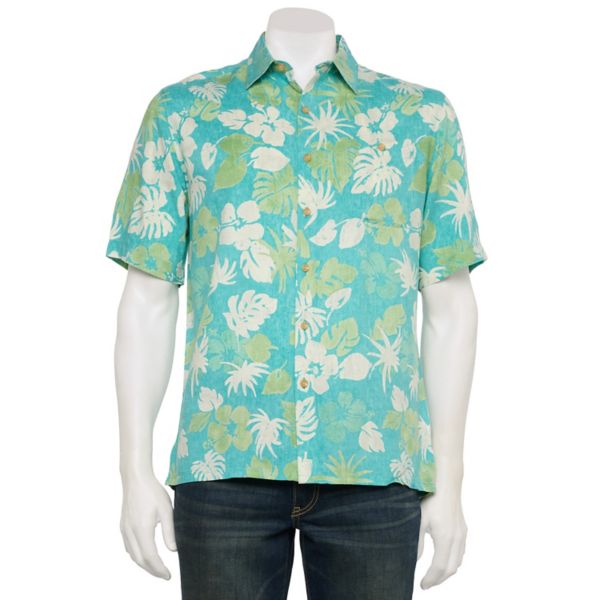 

Мужская рубашка с коротким рукавом на пуговицах Newport Blue, цвет green tropic