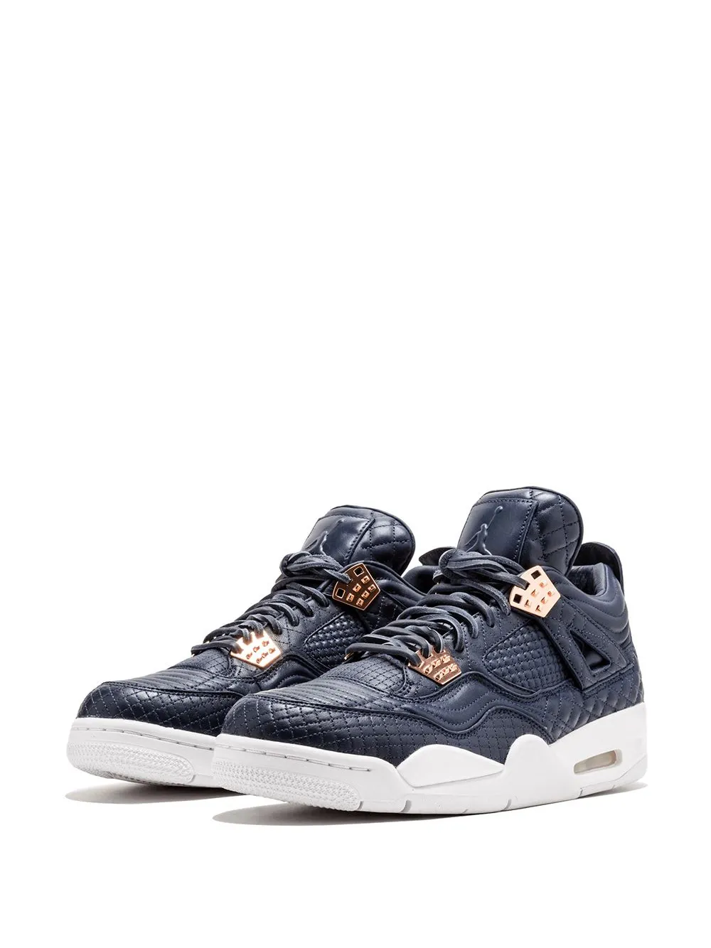 Кроссовки Air  4 Retro Premium Jordan, черный — фото 2