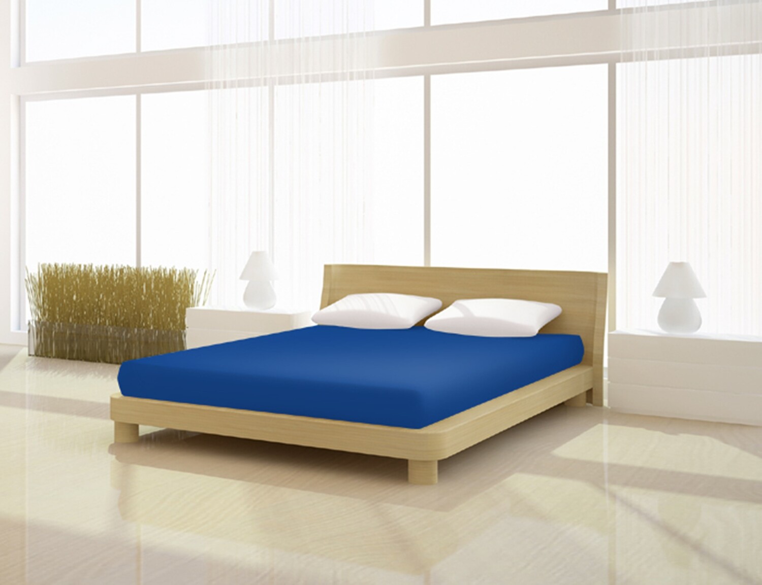 

Простыня Mr.Sandman Fein Jersey de luxe 180 200 x 200 см, морской