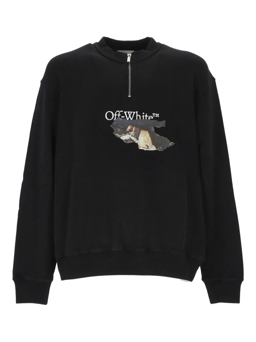 

Свитшот на молнии до половины с принтом "Стрелы" Pascal OFF-WHITE, черный