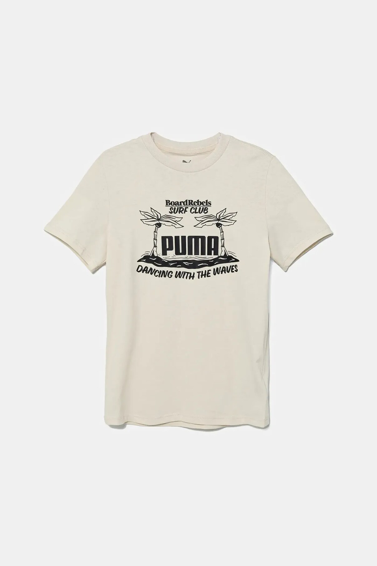 

Футболка детская хлопковая MID90S Graphic Tee III Puma, бежевый