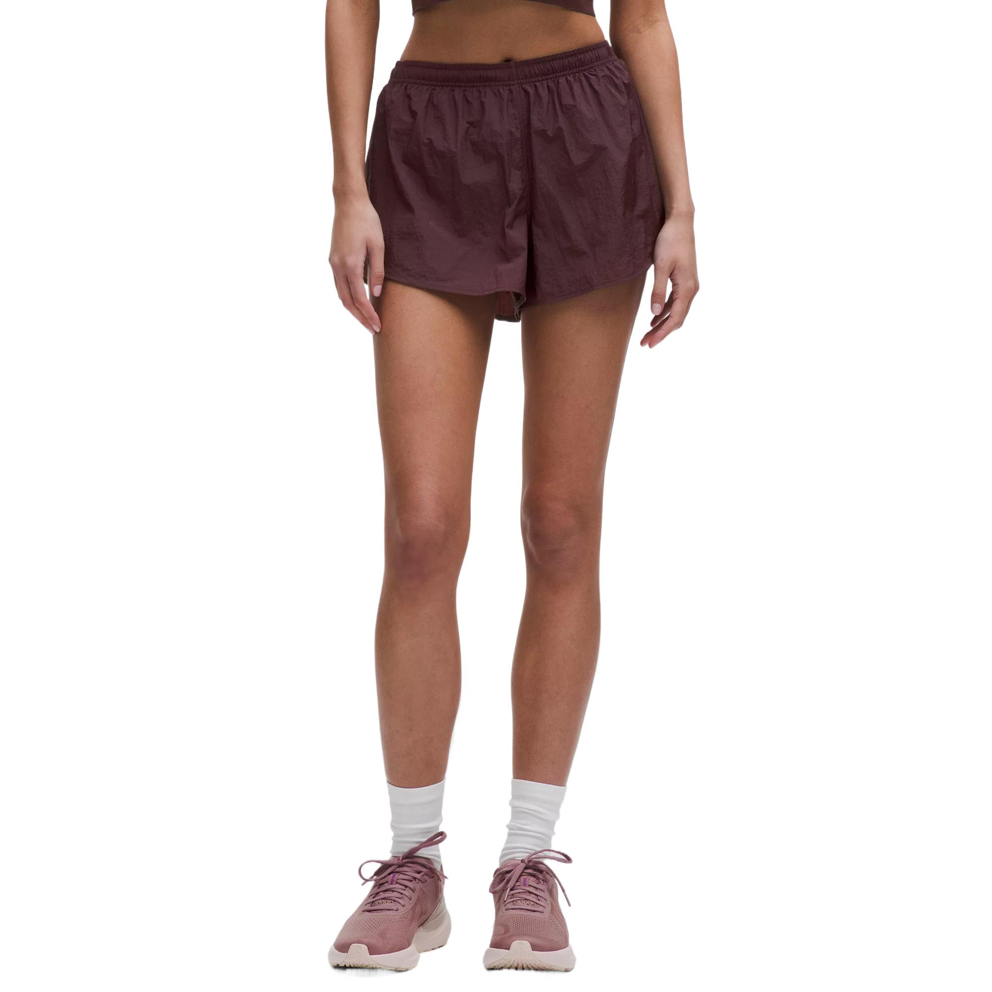 

Спортивные шорты женские Lululemon, темно-красный