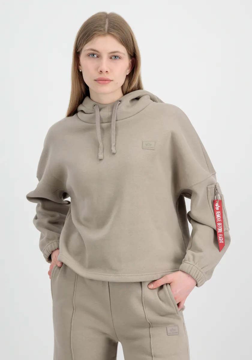 

Толстовка Alpha Industries "Женщины Alpha Industries - Толстовки X-Fit Label OS Hoody Wmn", цвет Vintage Sand