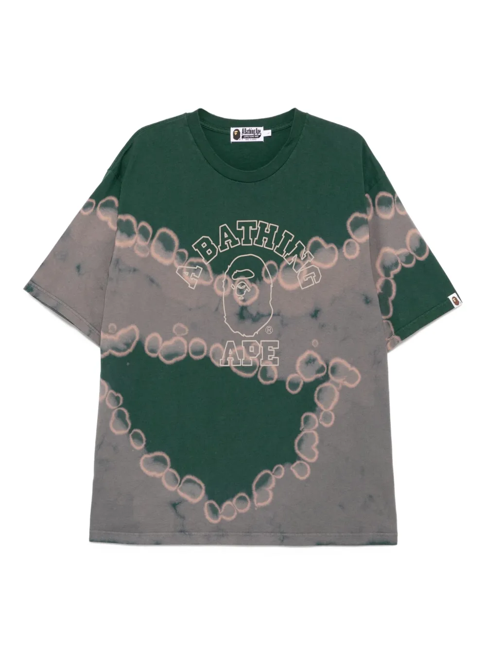 

Футболка с короткими рукавами A BATHING APE, зеленый