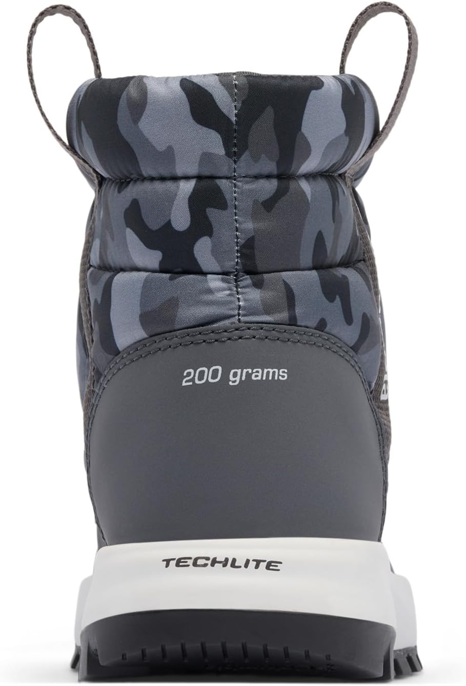 Columbia unisex-child Snowtrot Mid, Shark/Black Urban Camo — фото 3