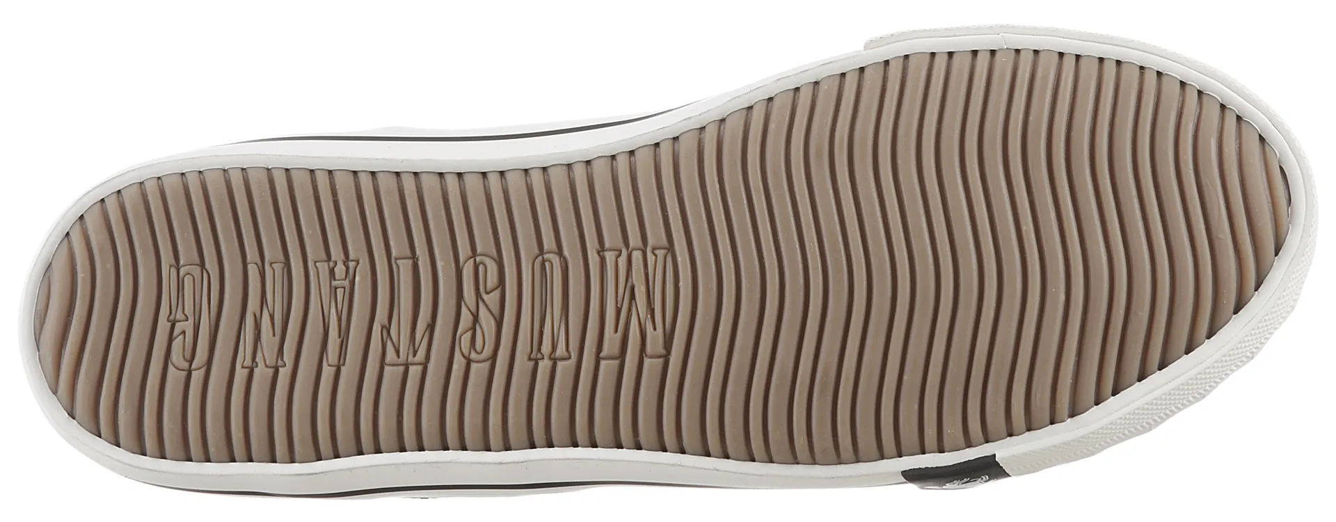 Кроссовки Mustang Shoes "Высокие кроссовки, повседневная обувь", высокие кроссовки, туфли на шнуровке с этикеткой на подошве, белый — фото 3
