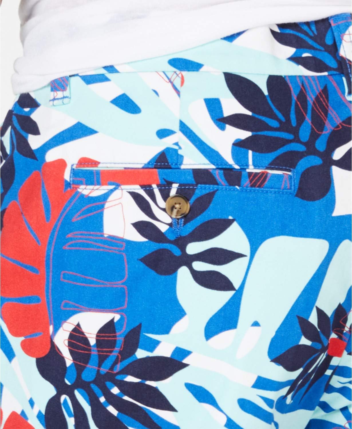 Мужские шорты Tommy Hilfiger Marcus 7 дюймов с высокой талией цвета хаки, чиносы, Blue — фото 3