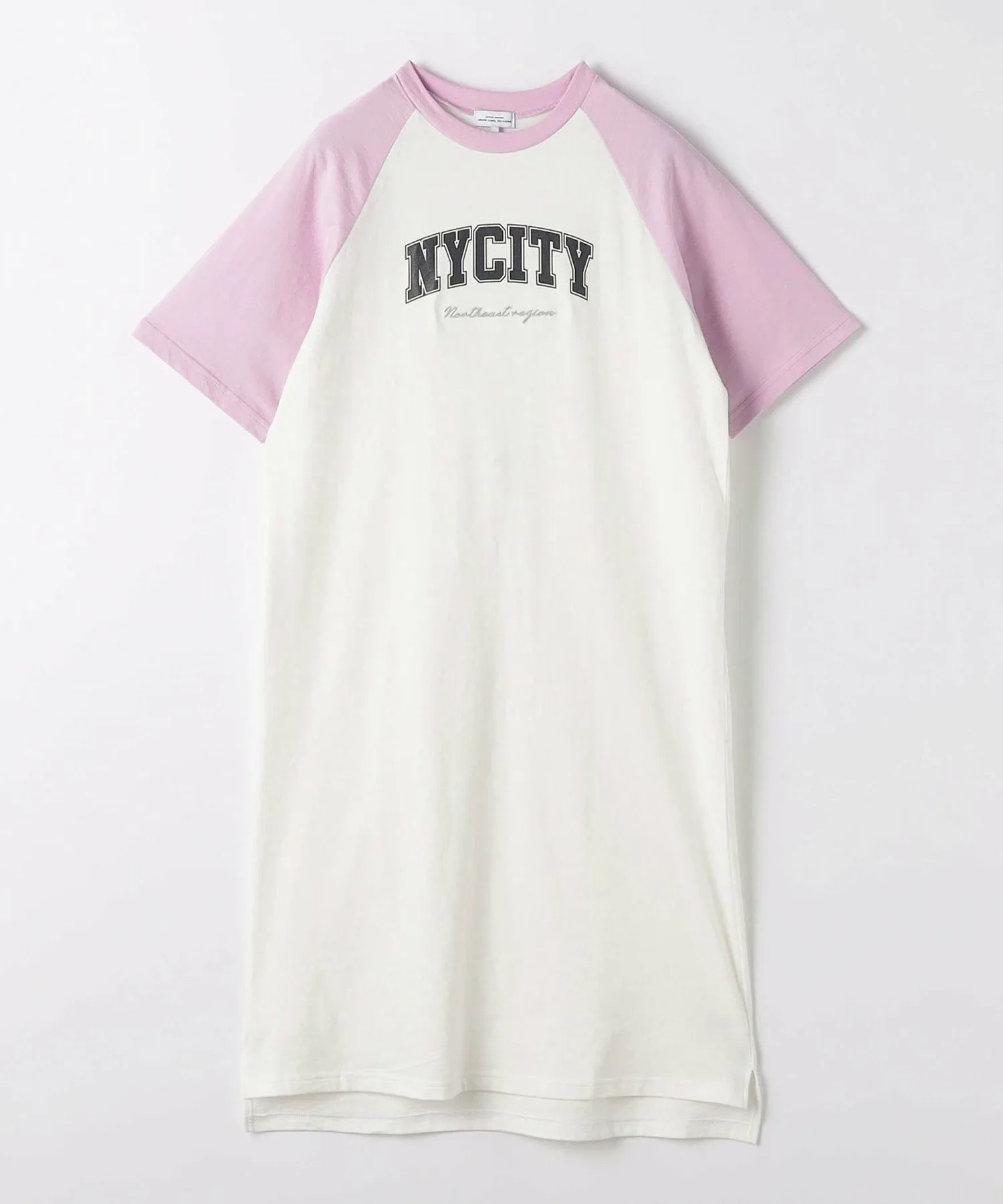Платье-футболка с рукавами реглан / Детское 140-160 см United Arrows Green Label Relaxing, PINK