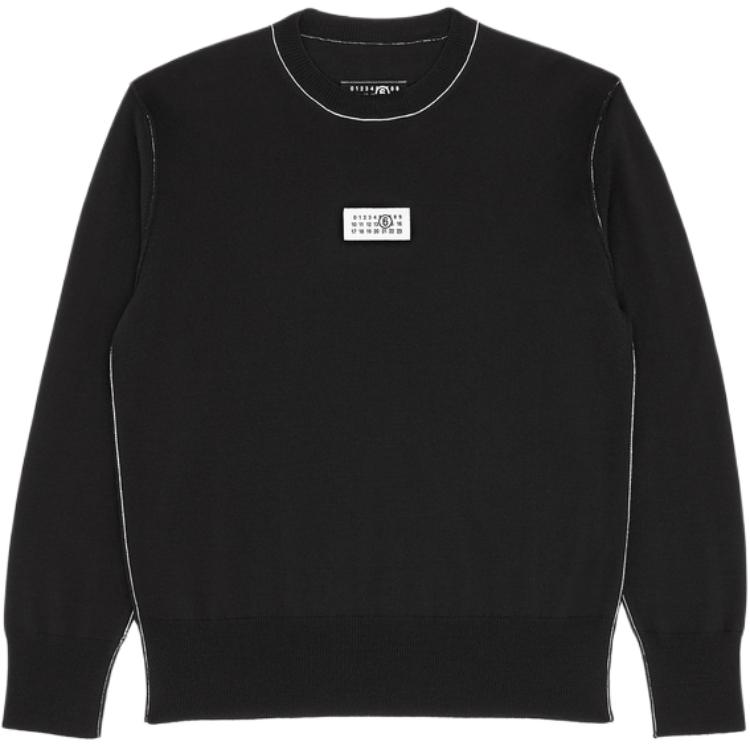

Футболка с логотипом MM6 Maison Margiela, черная
