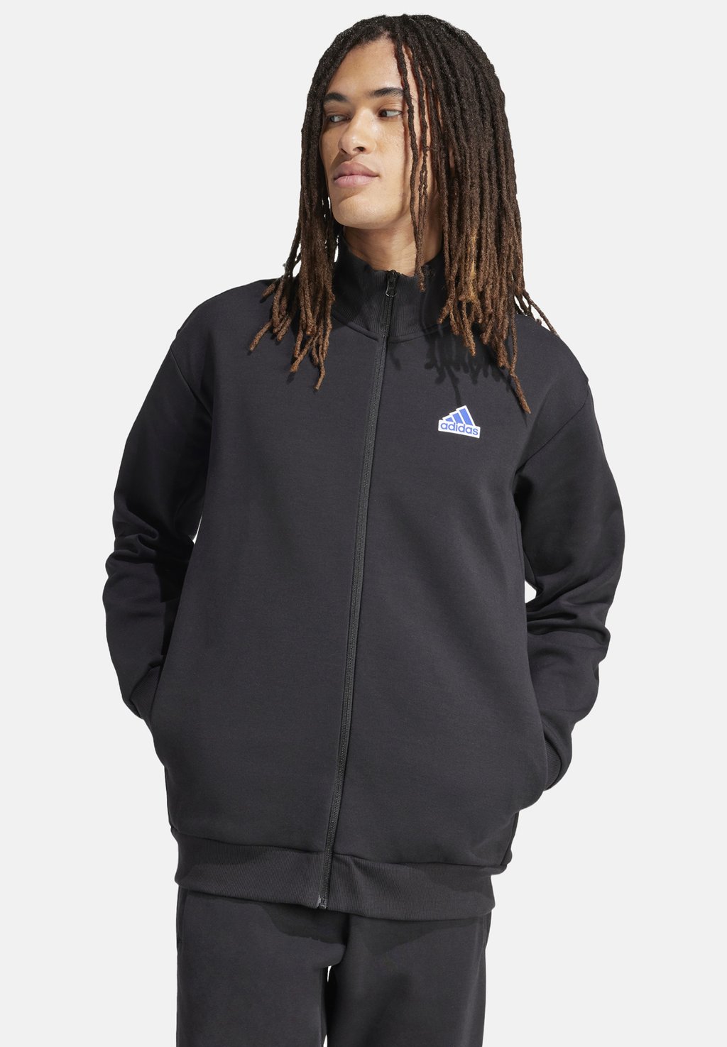 Тренировочная куртка LIFESTYLE FUTURE ICONS BADGE adidas Performance, черный — фото 3