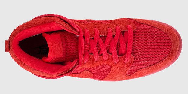 Кроссовки Nike Dunk Hi CMFT Premium Red October, красный — фото 3