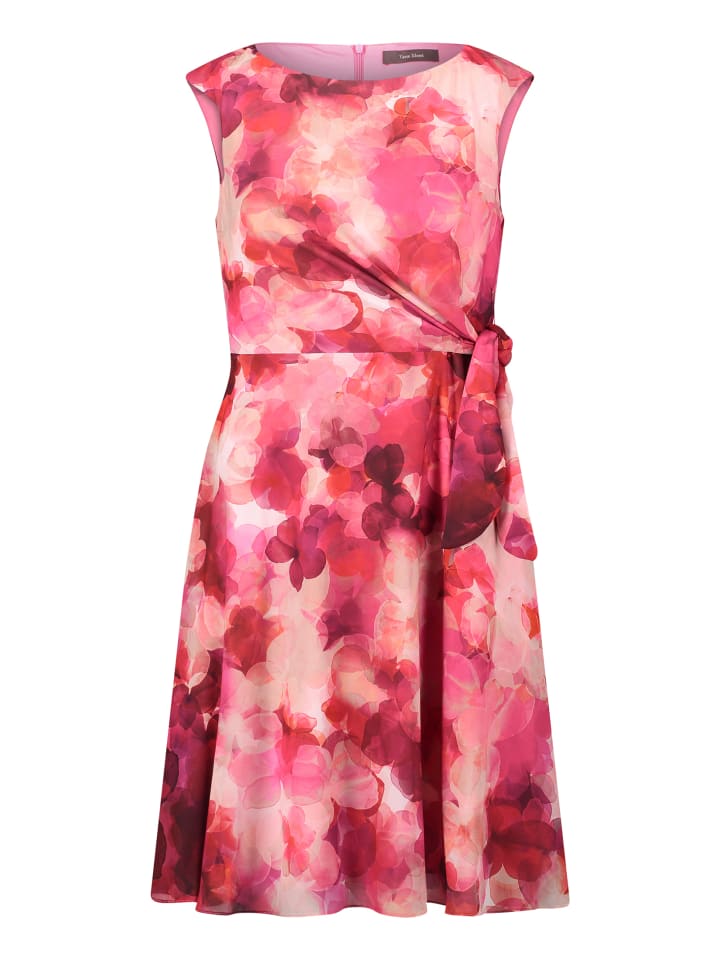 

Короткое платье Vera Mont Cocktailkleid mit Bindegürtel, цвет Pink/Red
