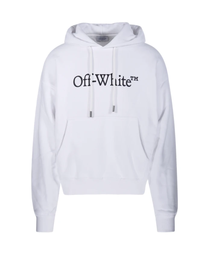 

Большая толстовка для скейтбординга с книжным рисунком Off White, белый