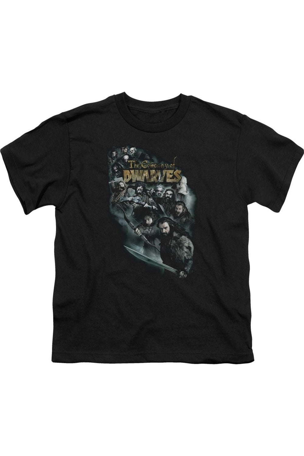 

Футболка с коротким рукавом The Hobbit Company Of Dwarves для детей Gildan, черный