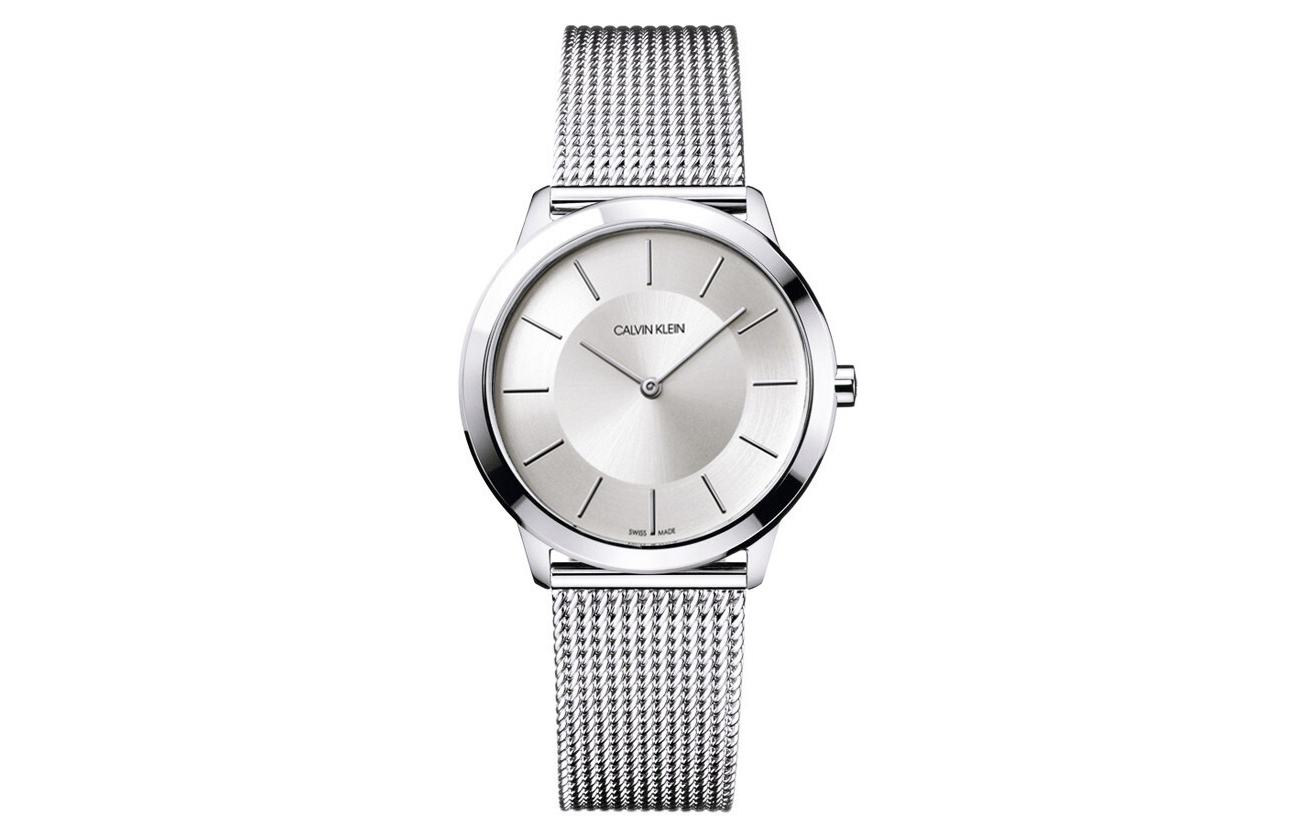 

Calvin Klein Часы CK Quartz Wrist Watch Quartz Movement Stainless Steel Watchband Silver Dial Unisex, Silver Dial