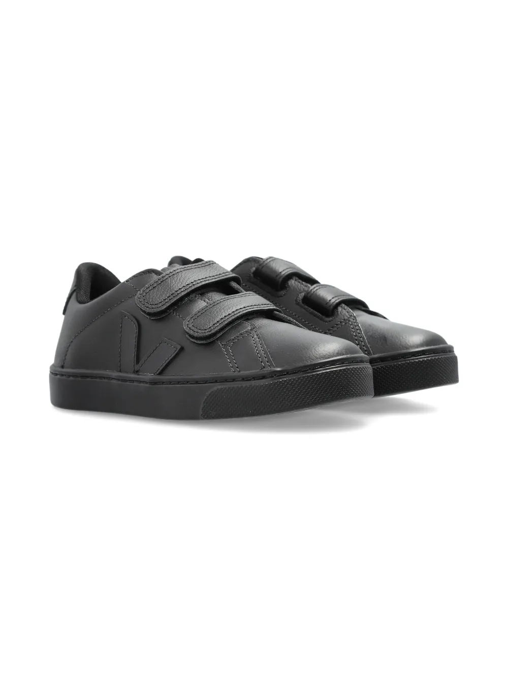 

Кроссовки Esplar с двумя ремешками из кожи VEJA Kids, черный