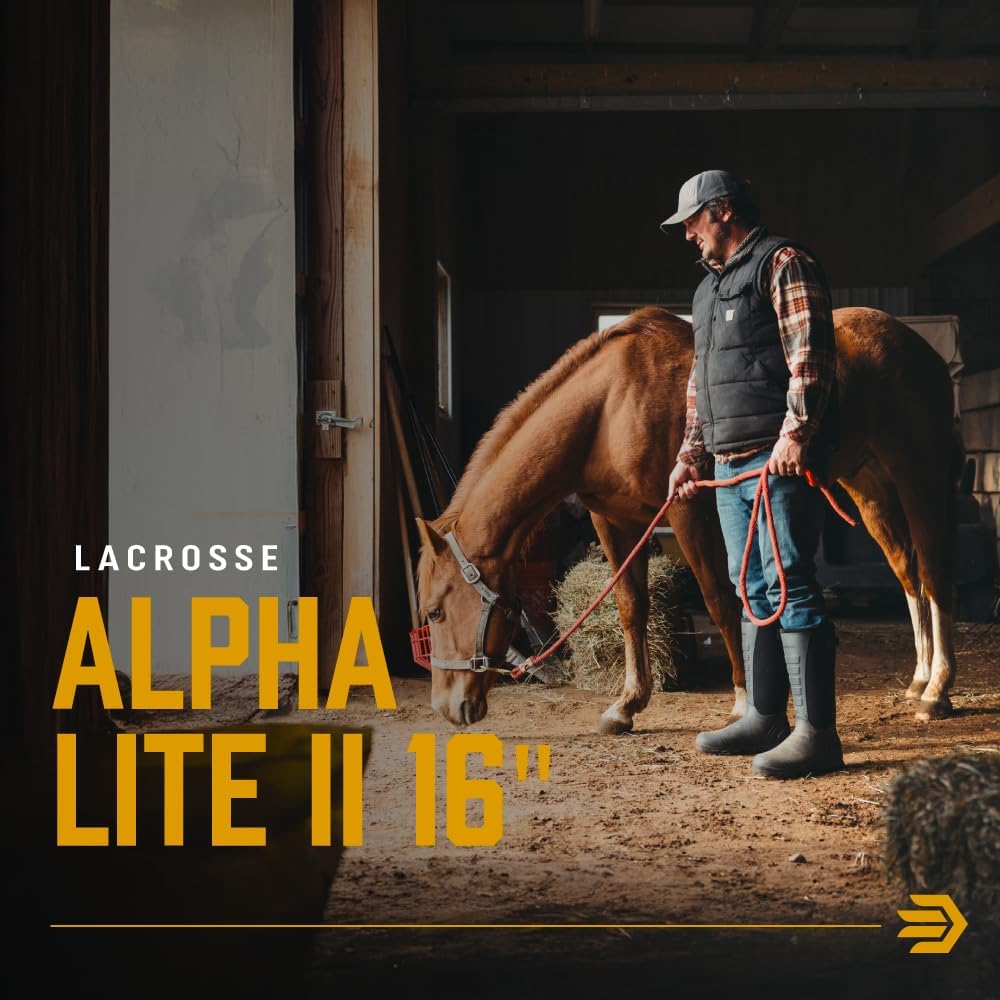 Мужские водонепроницаемые утепленные ботинки LaCrosse Alpha Lite II CW - прочная, легкая и комфортная обувь для активного отдыха, черный — фото 2