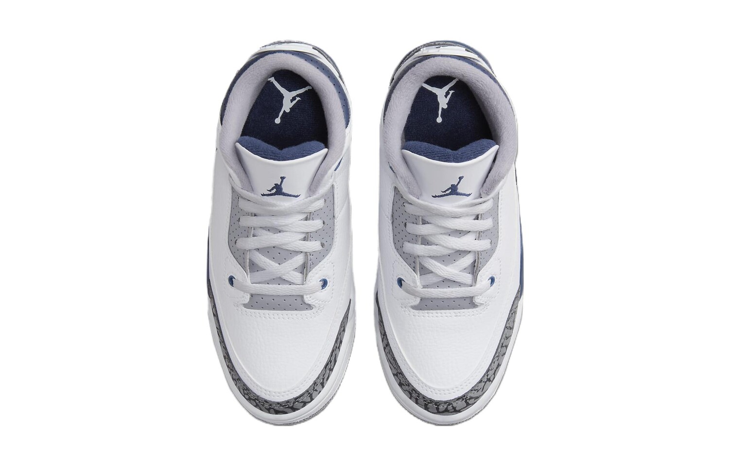 Jordan Air Jordan 3 Детские кроссовки для скейтбординга PS, White — фото 4