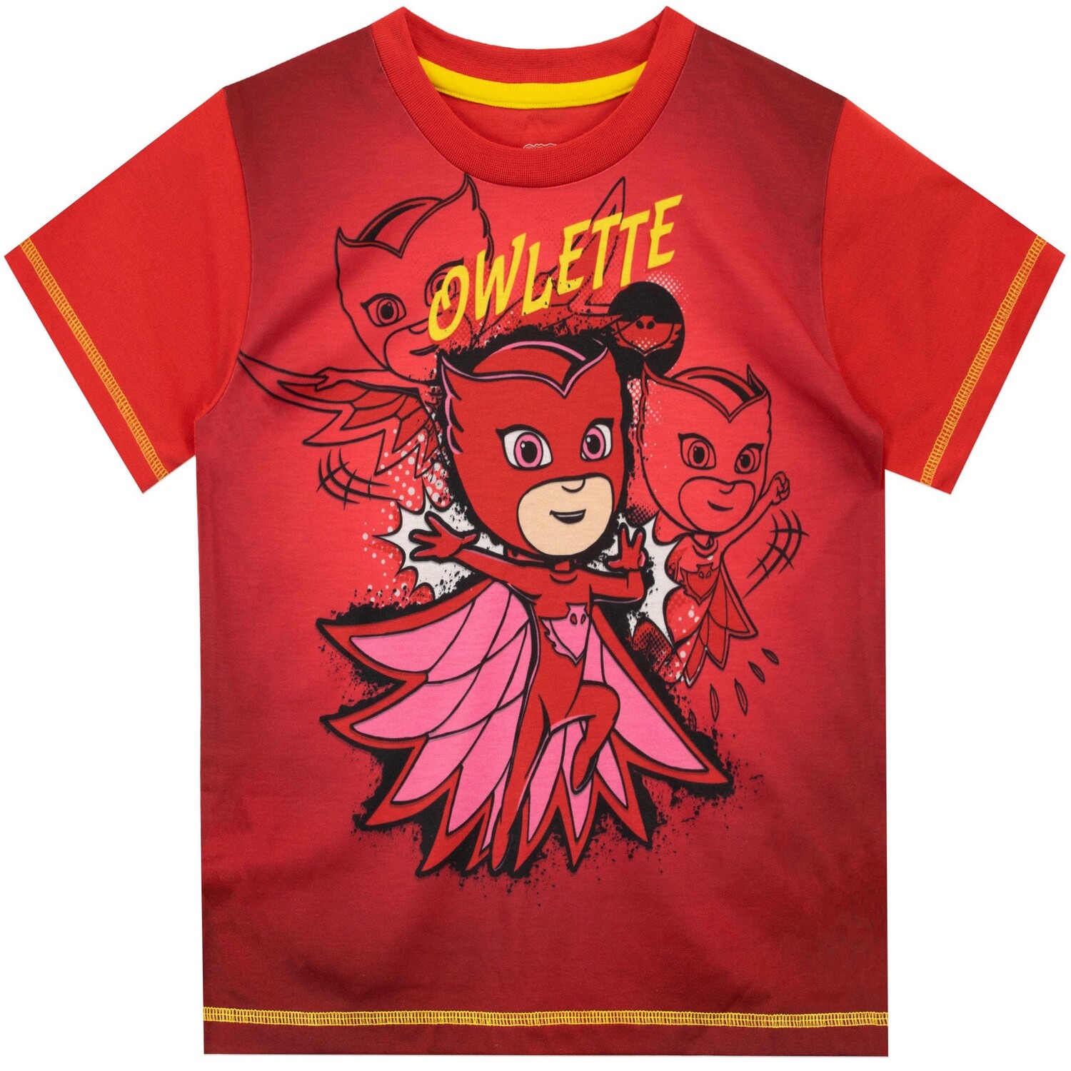 Короткая пижама Owlette PJ Masks, красный — фото 2