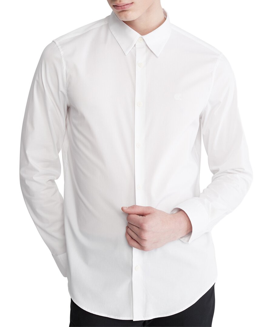 

Рубашка Calvin Klein Slim Fit, белый
