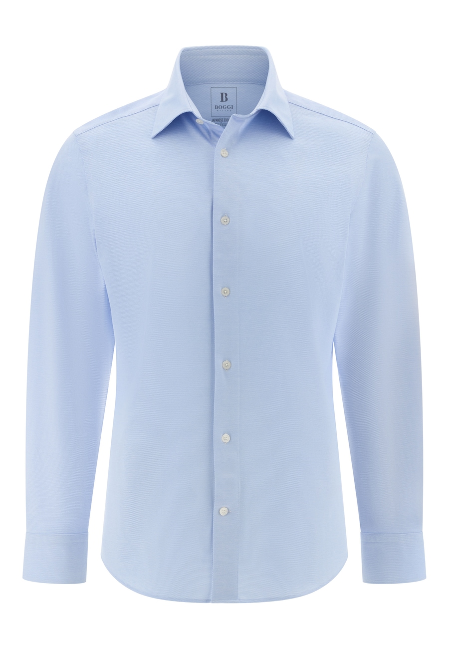 

Рубашка на пуговицах классического кроя Boggi Milano, светло-голубой