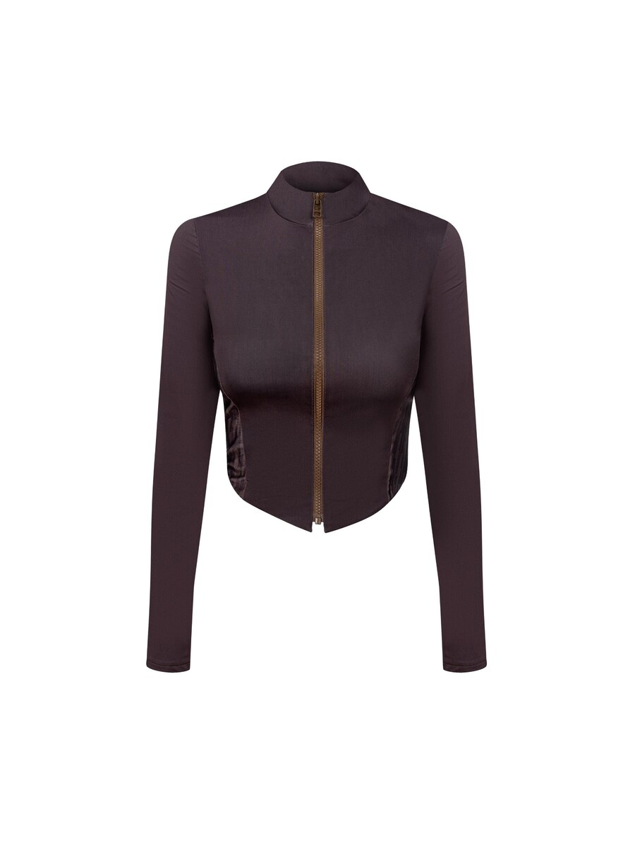 

Спортивная толстовка с капюшоном на молнии EKCENTRIK Choco Brown, темно-коричневый