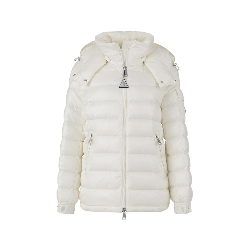 

Moncler Женская белая пуховая куртка, White