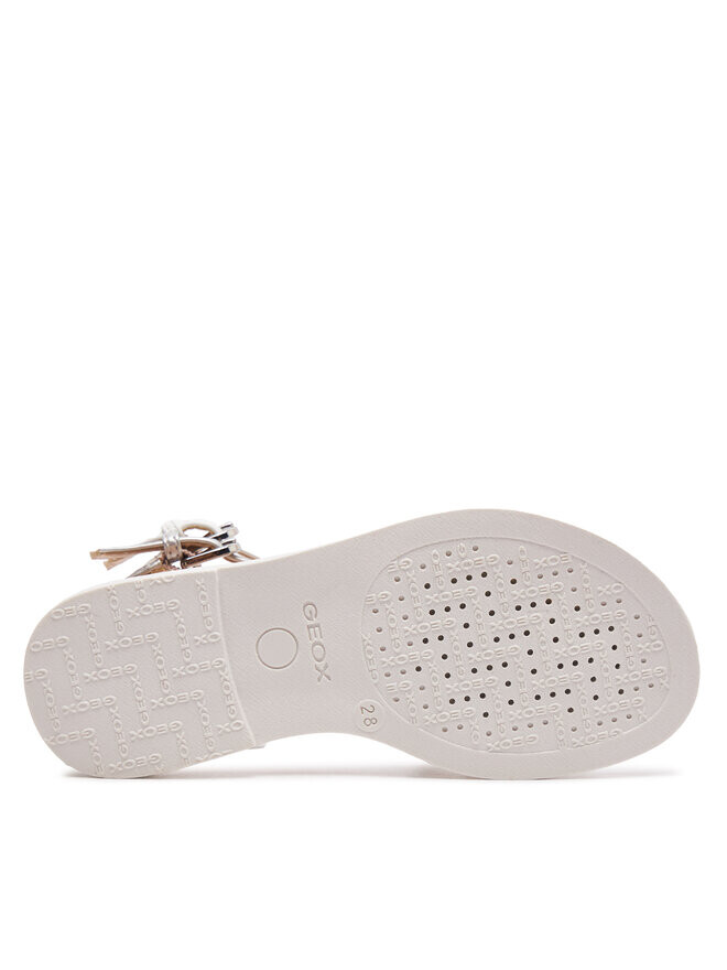 Сандалии J Sandal Karly Girl J7235D 054AJ C1Z1N S Geox, серебряный/белый — фото 4