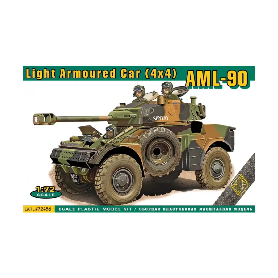 

Легкий бронеавтомобиль АМЛ-90 (4х4), Historical Models (1:72) (Ace Models)