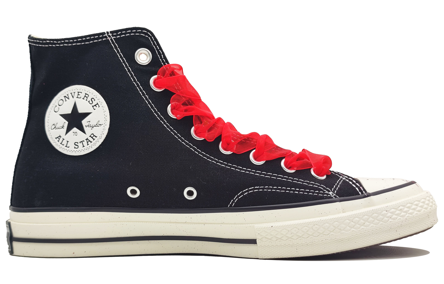 Chuck 70 устойчивые к истиранию высокие кроссовки из ткани Unisex Blood Red Converse, Blood красный (Shopping Bag) — фото 4