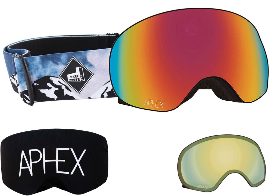 

Aphex Солнцезащитные очки Xpr the one edition magnet mountain strap/revo gold + bonus lens yellow
