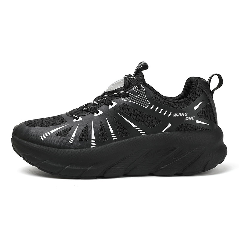 

Кроссовки для бега для детей и подростков с низким верхом, амортизирующие, устойчивые к истиранию, дышащие Peter pan, черный