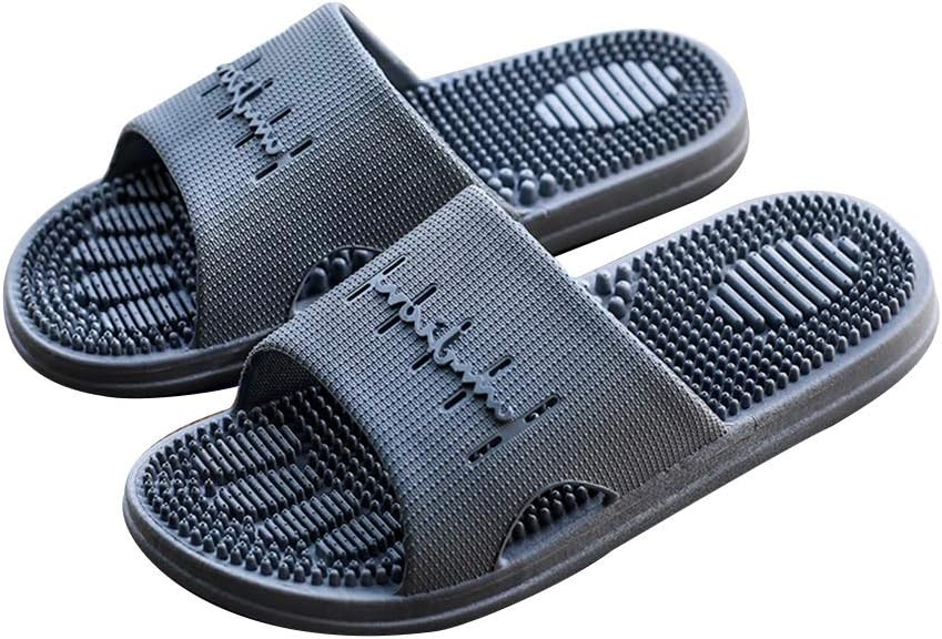 

Массажные тапочки для ног YXCKG для мужчин и женщин, акупрессурные домашние тапочки с амортизацией, тапочки для ванной и душа, женские тапочки для пары с толстой подошвой (цвет: бежевый, размер: EUR42)