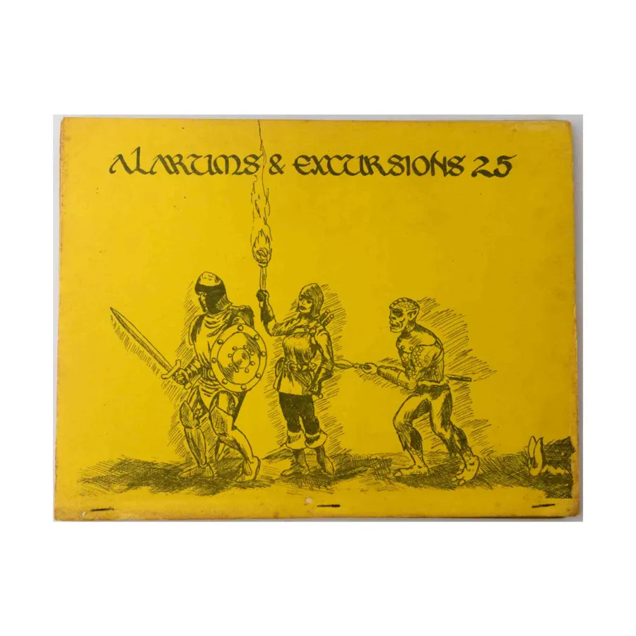

Журнал #25 "The Arduin Chronicles Dragon's Eye, Shadows Over Darkhold", Alarums & Excursions