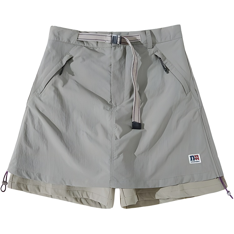 

Повседневная короткая юбка женская NOTHOMME, хаки