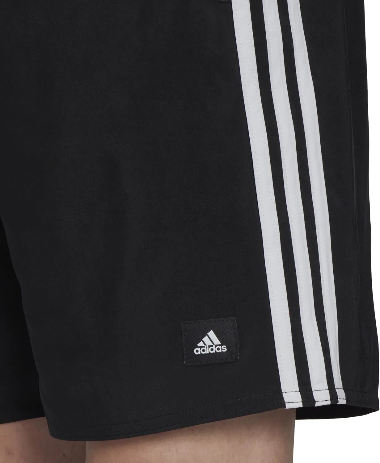 Плавки Adidas 3-Stripes Classics 19", черно-белый — фото 3