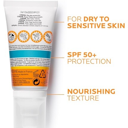 Anthelios Ultra Sensitive Eyes Innovation непарфюмированный крем SPF 50+ 50 мл, La Roche-Posay — фото 3