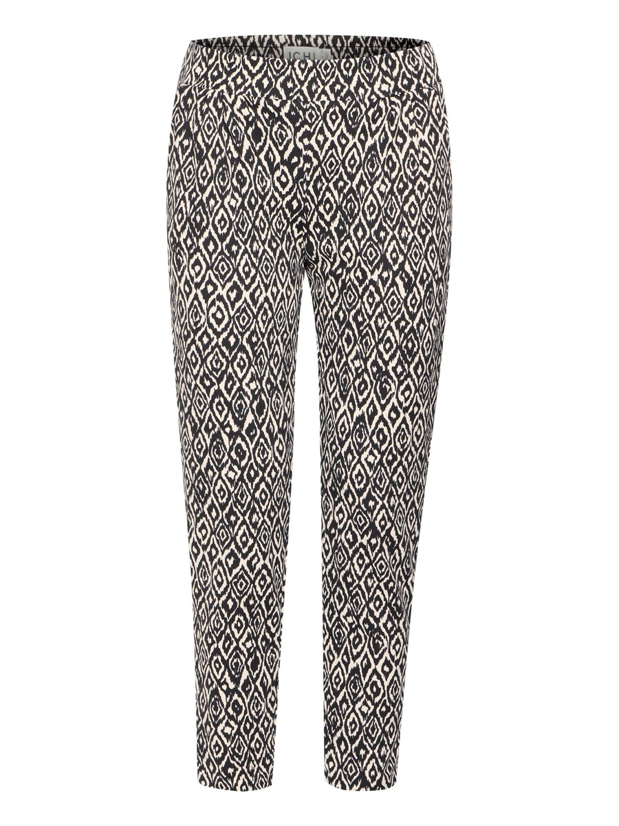 

Брюки со складками спереди ICHI Tapered Pleat-Front Pants KATE, черный