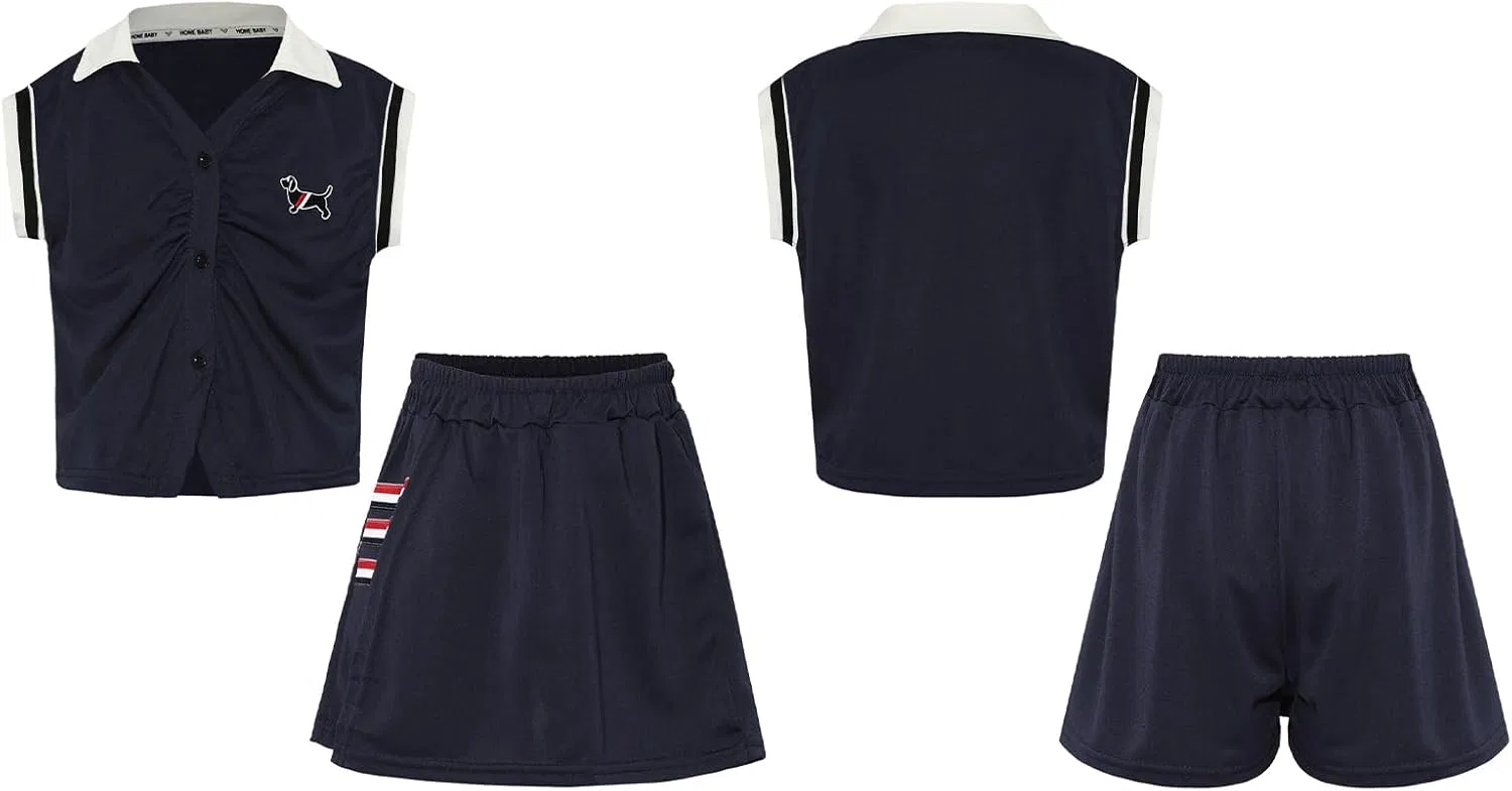Детский спортивный костюм Agoky, 2 предмета, Navy Blue, 5-6 лет — фото 2