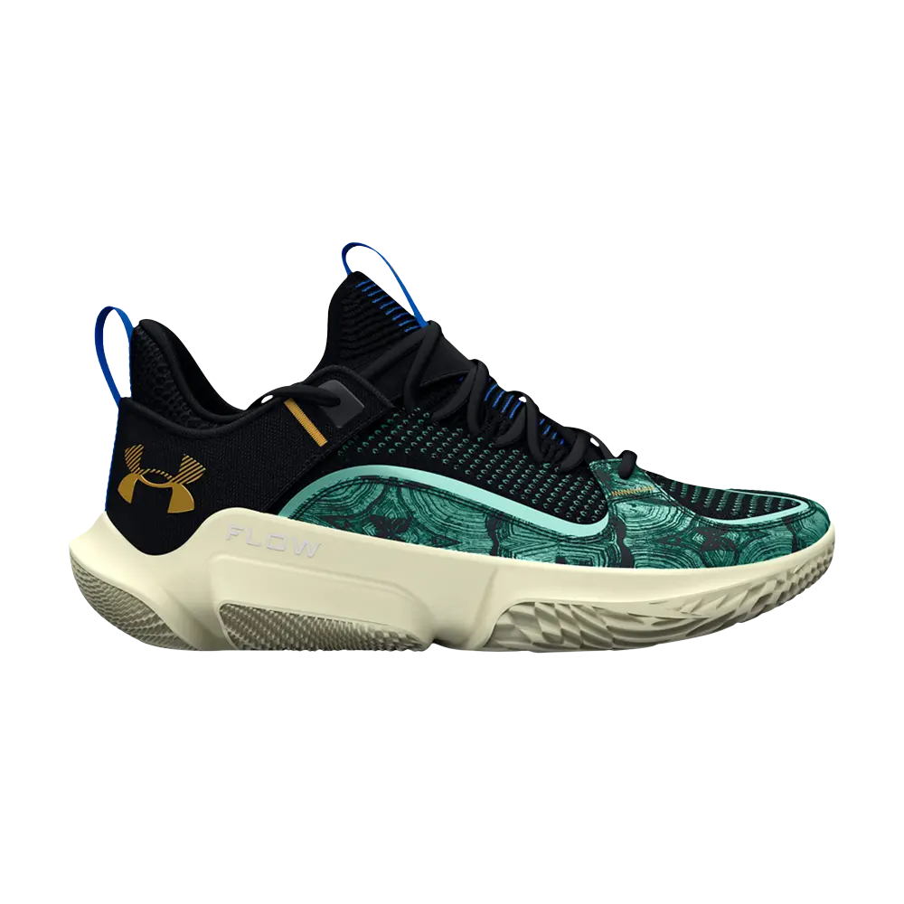 Кроссовки Patty Mills x Flow FUTR X 3 Under Armour, зеленый