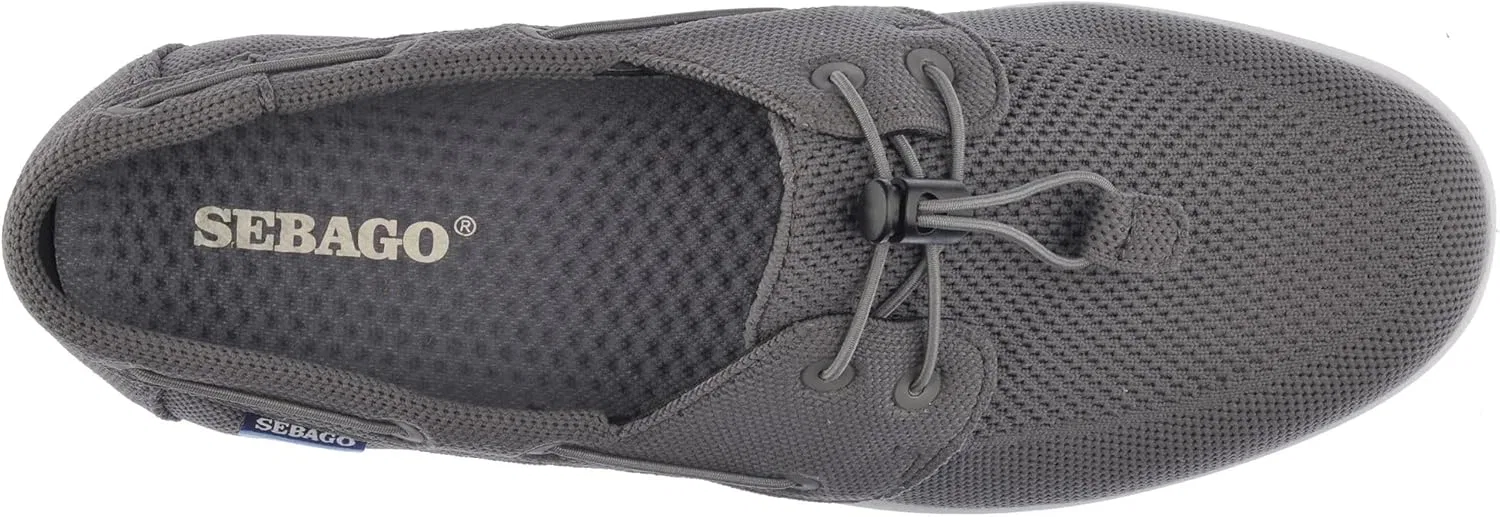 Мужские лодочные туфли Sebago Monterey, Dark Grey — фото 3