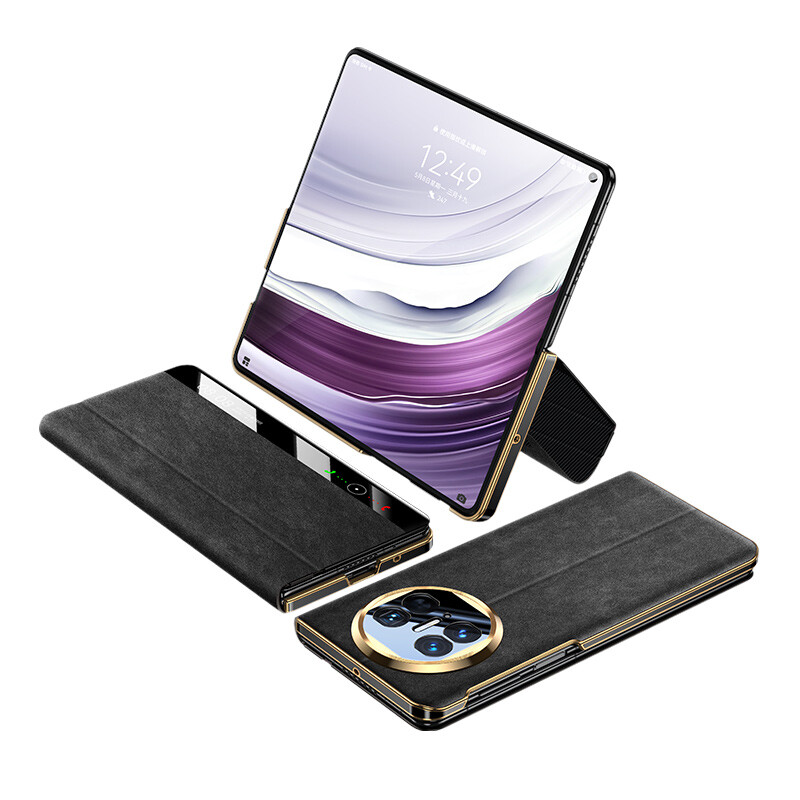 

Чехол для телефона Андмо Andmo, Matte black magnetic clamshell support model