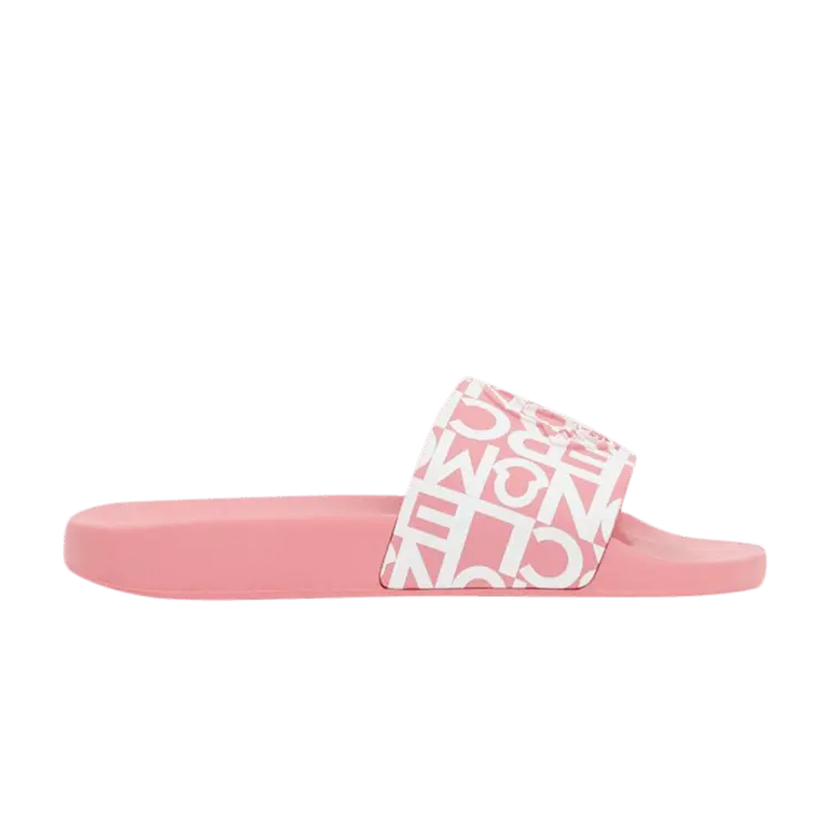 

Кроссовки Moncler Slide Allover Logo - Pink, розовый