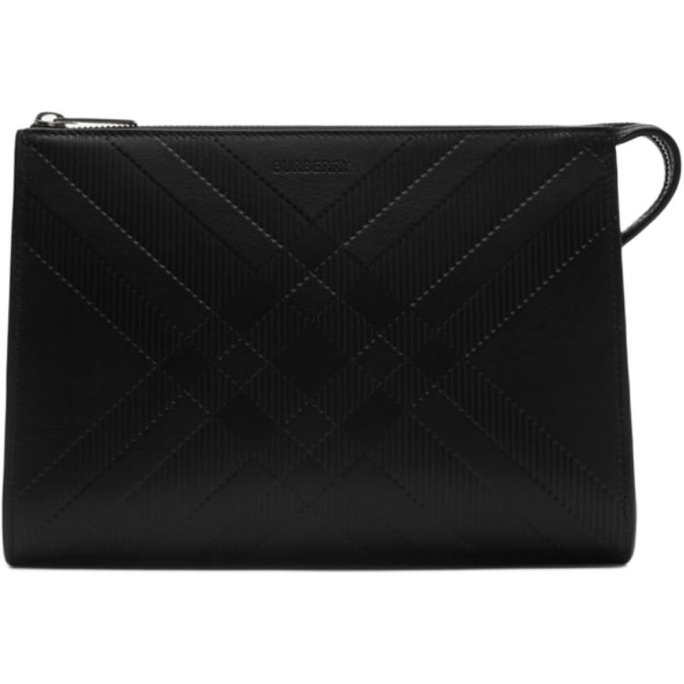 Burberry Сумка для хранения из телячьей кожи Unisex Black
