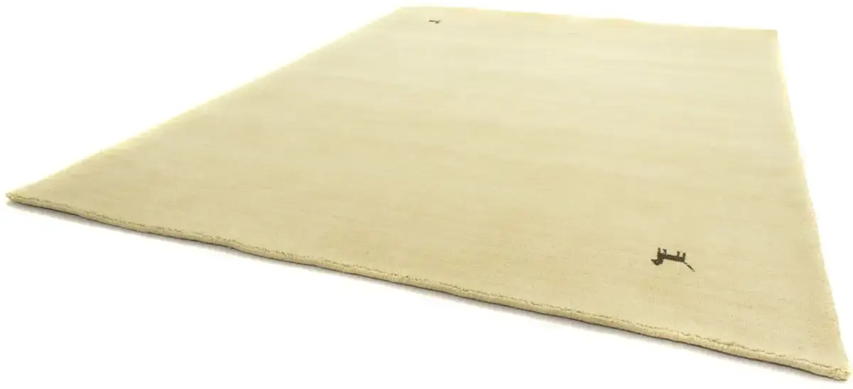 

Ковер из шерсти моргенланда "GABBEH ASTERIA", прямоугольный, чистая новая шерсть, однотонный животный мотив, гостиная Morgenland 250х350 см, бежевый