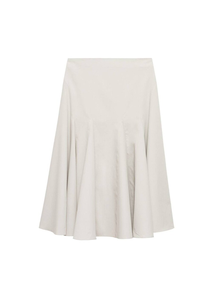 

Миди юбка MANGO Aina-H, Light grey