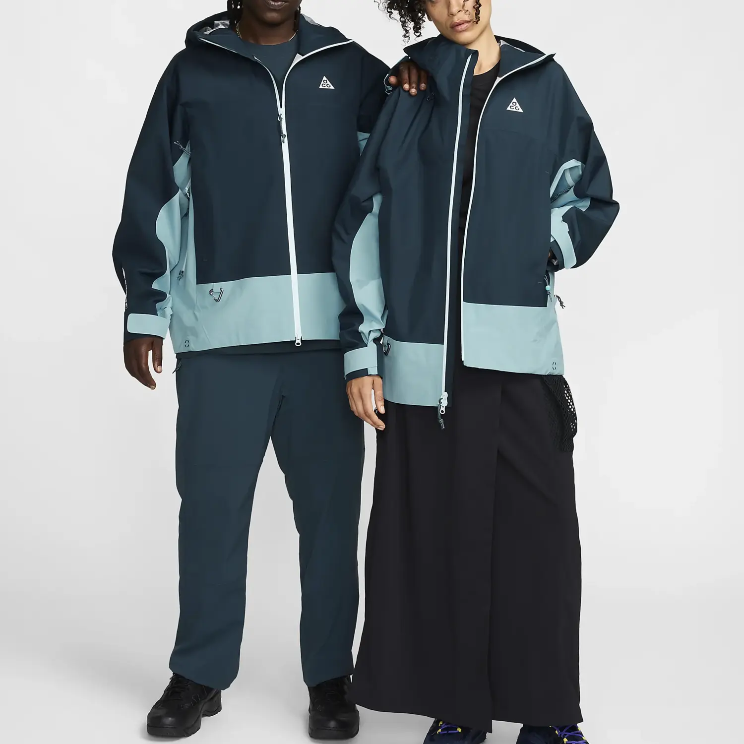 

Куртка Nike ACG унисекс, темно-синий/бирюзовый/белый