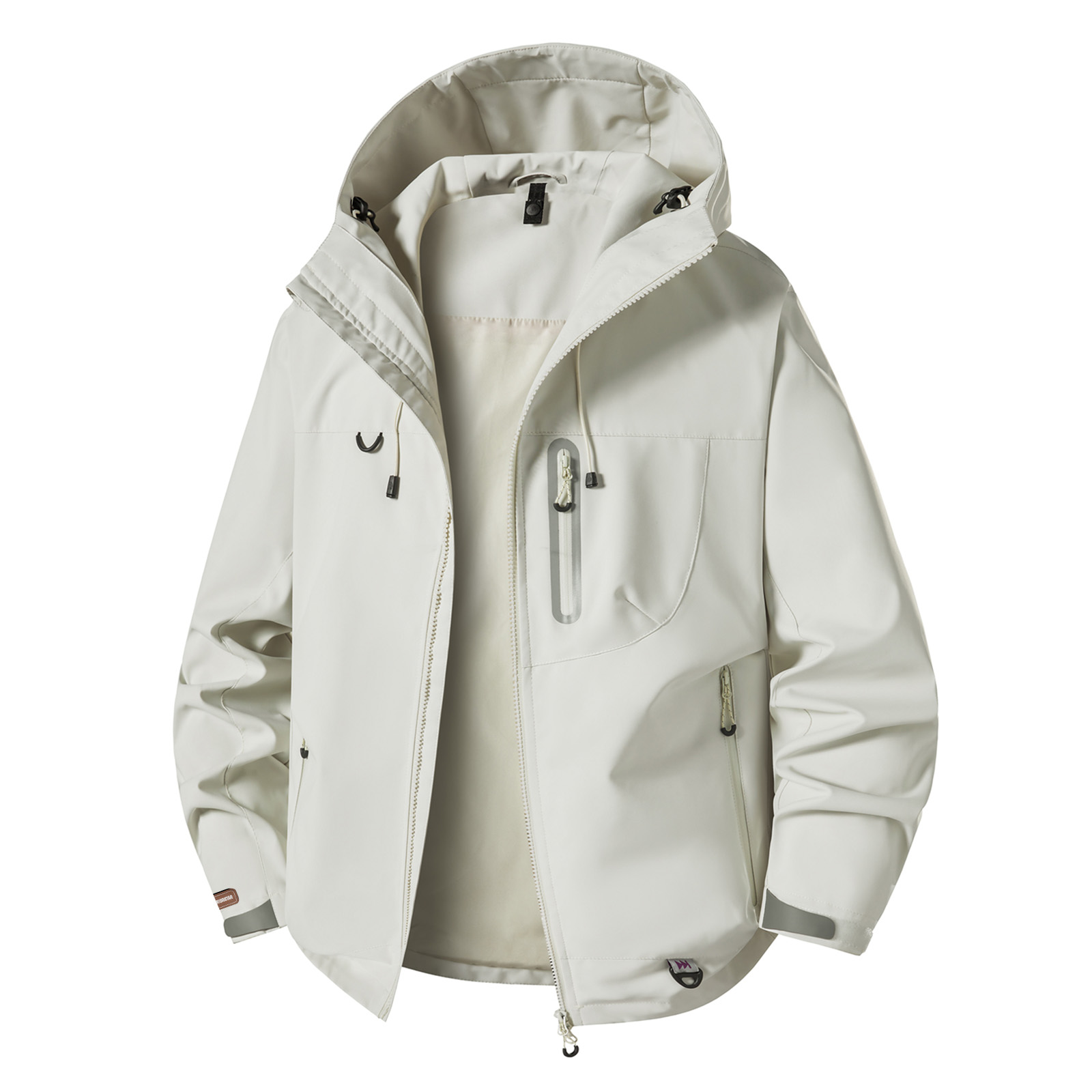 

Куртка Unisex Hooded Moderate Workwear WARRIOR, экрю[comes with diy badge]